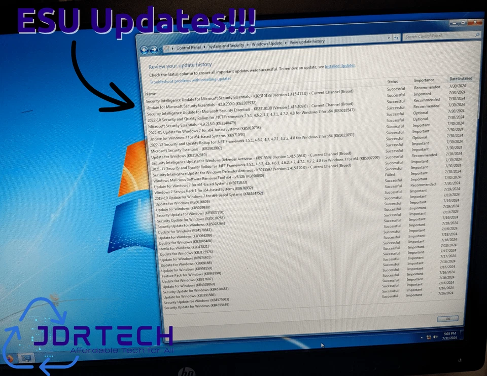 Customizable Windows 7 Pro Dell Optiplex 790 Intel Core i5 NVME SSD 16GB WiFi - Image 3 of 4