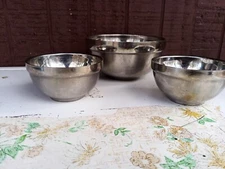 3 Metal Bowls