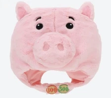 Japan Tokyo Disney Resort Store Ears HeadBand Hat Cap Fluffy Ham Plush Winter