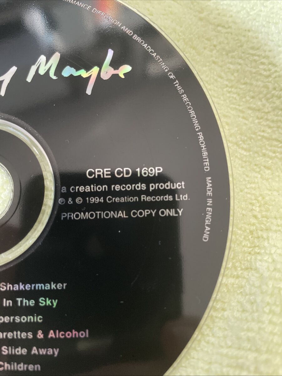 OASIS - DEFINITELY MAYBE OFFICIAL RARE PROMO CD 1994 OASIS - DEFINITELY MAYBE OFFICIAL RARE PROMO CD 1994