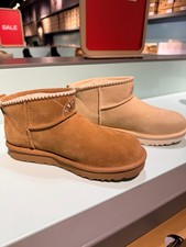 Authentic UGG Women's Classic Ultra Mini Holiday Sun Fashion Boots Chestnut/Sand
