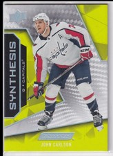 2019-20 Upper Deck Engrained Synthesis John Carlson Washington Capitals #S-23