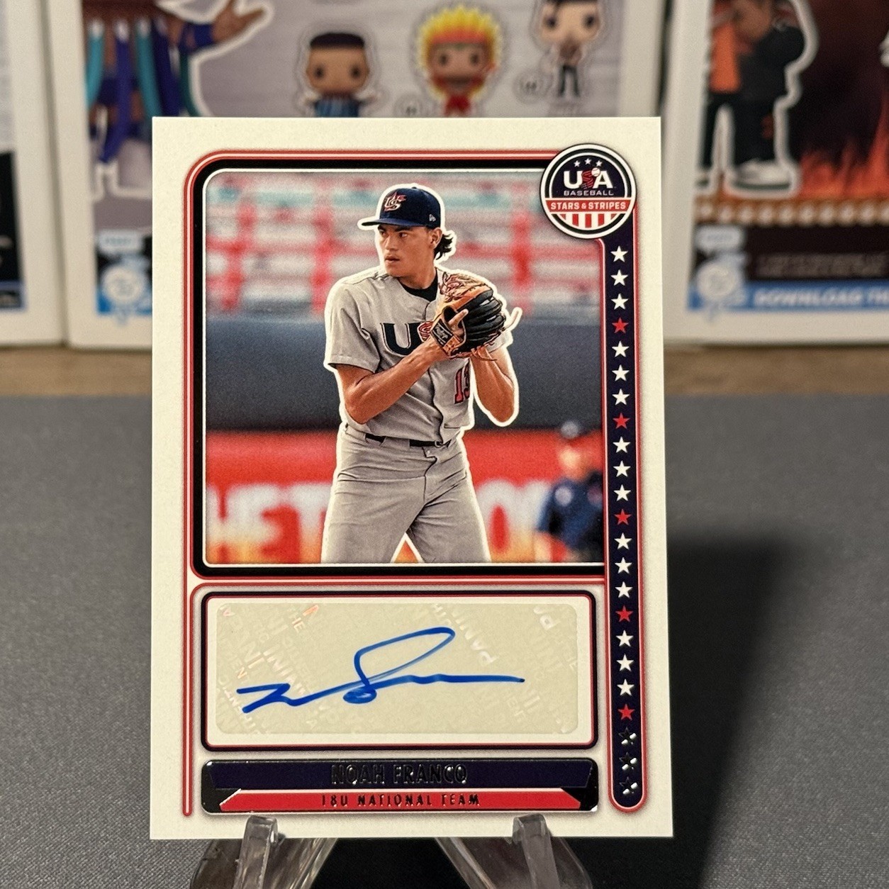 2024 Panini Stars & Stripes Noah Franco Auto 18U National Team Signatures NTS-NF