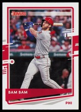 2020 Panini Donruss #193 Bryce Harper (Bam Bam Nickname Variation)