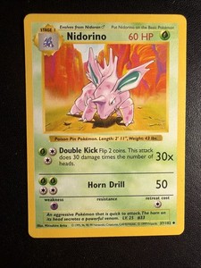 Nidorino 1st Edition | eBay