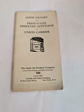 1933 Prest-O-Lite Dissolved Acetylene Adverti...
