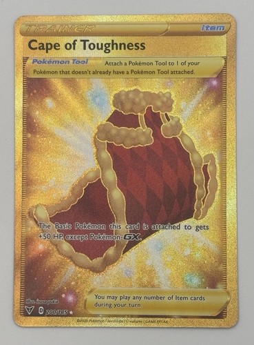 Cape of Toughness (Secret) 200/185 Swsh04: Vivid Voltage Holo Pokemon Single