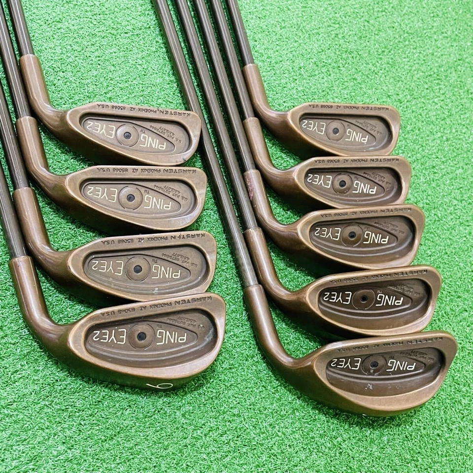 Ping EYE2 Beryllium Copper Black Dot Eisensatz #3-9, W, S (9 Schläger)