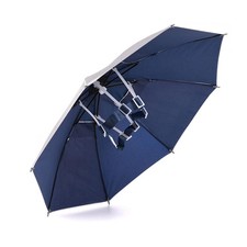 Umbrella Hat, 25 Inches Head for Adults and Large, Silver