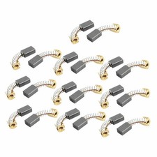 10 Pairs 13x8x5mm Carbon Brushes Power Tool for Electric Hammer Drill Motor  KD