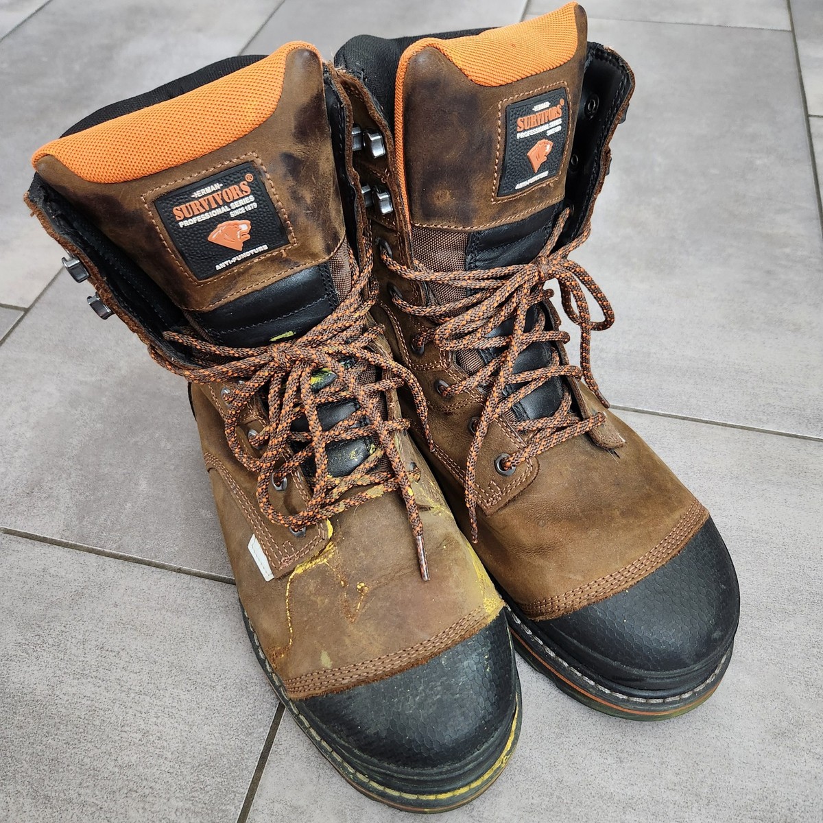 Herman Survivors Pro Series Waterproof Steel Toe Boots Size 10 ASTM Rated Mens Herman Survivors Professional Men main image 4