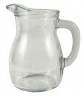 🥛🐧 VINTAGE ITALY GLASS CREAMER PITCHER PENGUIN DESIGN KITCHENWARE 🐧🥛 — photo 1