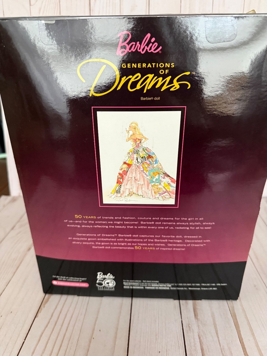 Barbie バービー 50周年 ジェネレーションオブドリームズ Amazon.com: Barbie 50th Anniversary Generation of Dreams Doll with