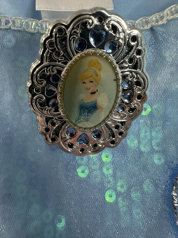 Disney Store Cinderella Dress Pretend Play Dress Up Costume Girls Size 5/6 * - Image 3 of 4