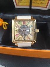 Set orologio automatico da donna Stuhrling 341 numeri arcobaleno Lady Ozzie scheletro