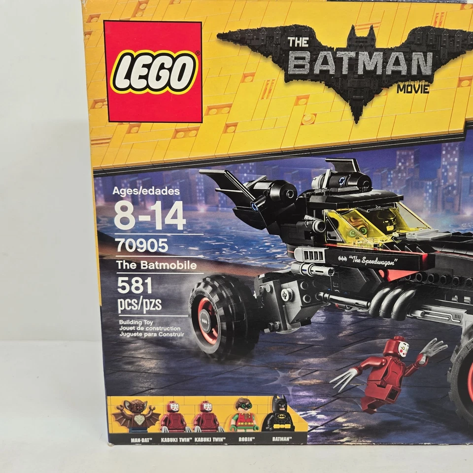 Lego 70905 The Batmobile The Batman Movie Kabuki Twin Man-Bat Robin 2017 - Image 2 of 4