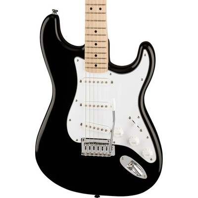 Squier Affinity Series Stratocaster Electric Guitar, Black