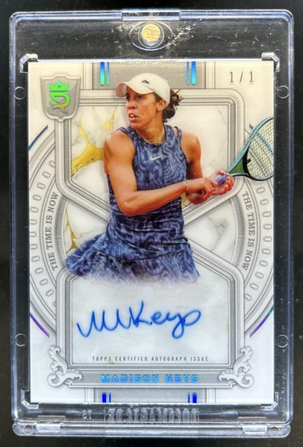 2024 Topps Royalty Madison Keys The Time Is Now Auto Autograph Platinum #1/1