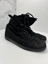 Silent Damir Doma Shoes Mens Size 40 Black High Top Suede Leather Made Portugal
