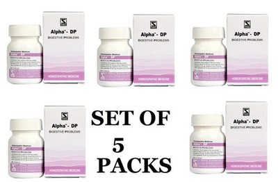 Alpha DP Digestive Tablets | Pack of 5 × 20 g | Natural Relief for Indigestion