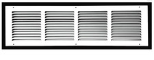 Fits 24x6 Duct Opening Stamped Steel Return Air Grille Vent Cover Grille.
