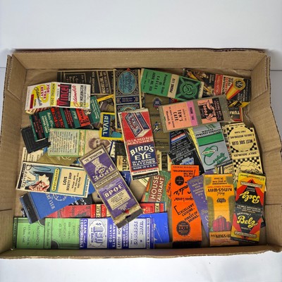 80+ Vtg St. Louis Area IL Matchbook Lot Unused and Used