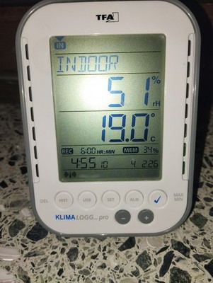 TFA Dostmann Klimalogg Pro Klimalogger Datenlogger Hygrometer digital USB PC