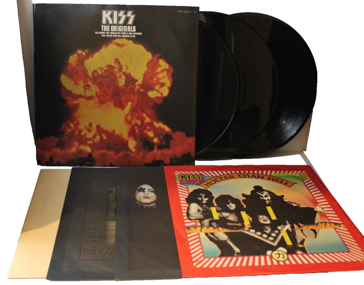 KISS THE ORIGINALS VIP-5501～5503 3LP 洋楽 Kiss The Originals 3LP W/Booklet Japan VIP5501-3 Vinyl KISS