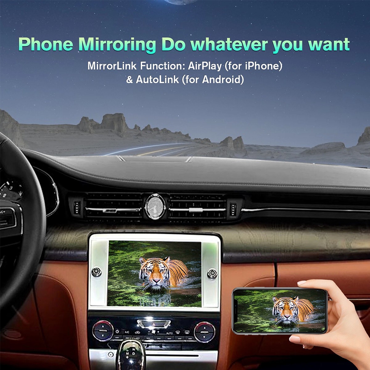 Wireless Carplay Android Auto Decoder Kit For Maserati Quattroporte 2013-2015