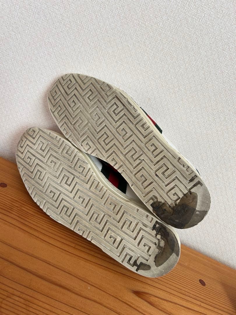 Auth Gucci Leather Sherry Line White Low cut Sneakers EU36.5 US6.5 UK3.5 Women thumbnail 5