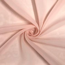Sheer Chiffon Fabric – 58/60" Wide | Perfect for Dresses, Décor & Crafts