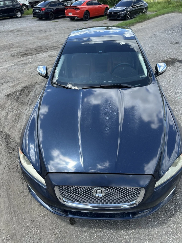 Jaguar XJ XJL 2010-2019 soporte radiador delantero marco travesaño superior fabricante de equipos originales. Foto 2 de 3