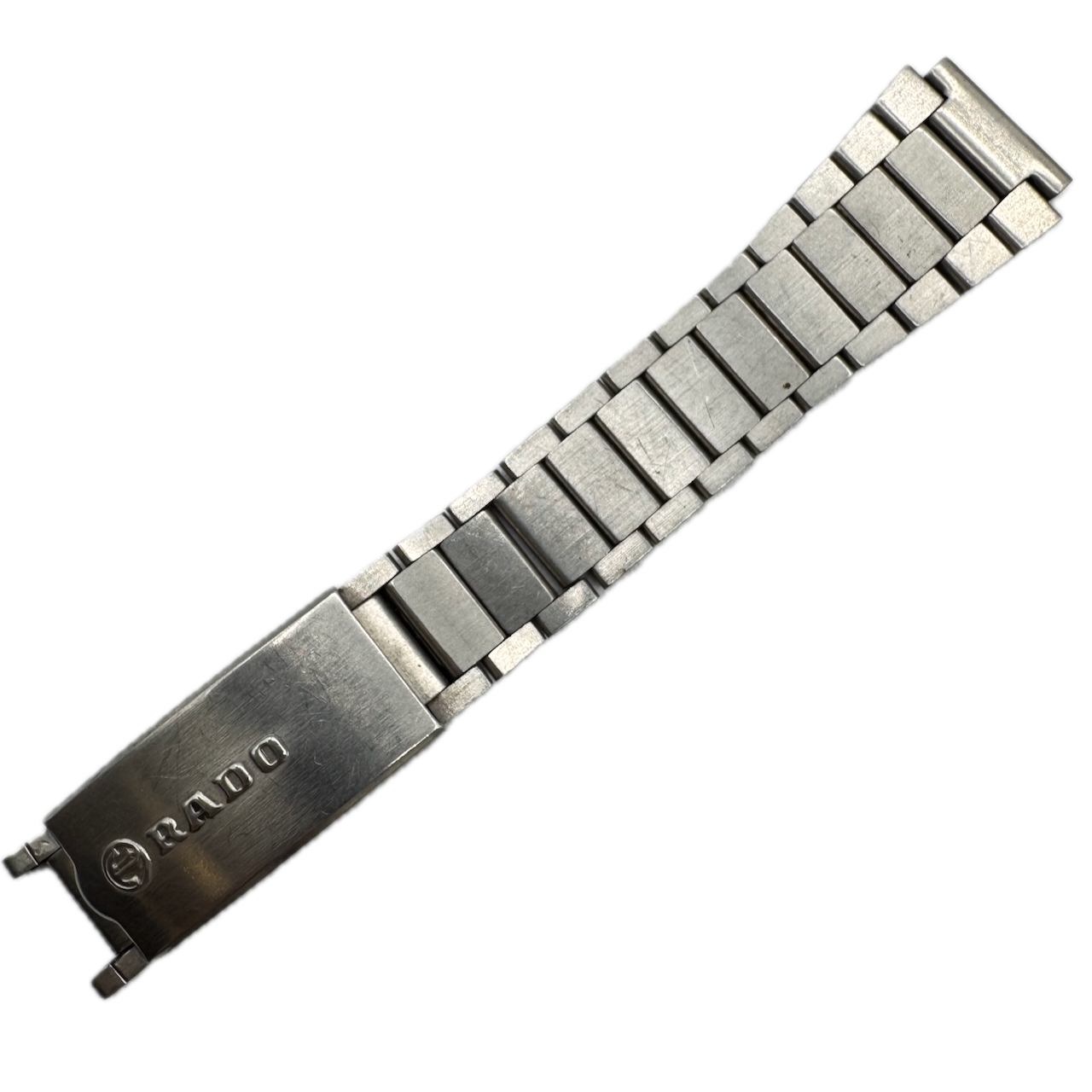 Vintage 17.5mm Rado Men's Wristwatch Bracelet Steel Tapered Hong Kong & Britain