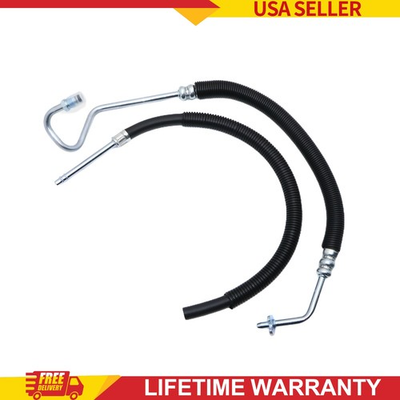 #ad 2Pcs Power Steering Pressure amp; Return Hose Line For Chevy Silverado Tahoe Yukon $43.00