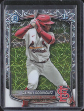 2025 Bowman Chrome Laser #BCP-200 Rainiel Rodriguez - St. Louis Cardinals - MINT