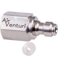 Male Quick-Disconnect, 1/8 BSPP Female Threads, Steel, Rated to 5000 PSI, Inc...
