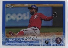2015 Topps Chrome Blue Refractor 68/150 Denard Span #8 fm0