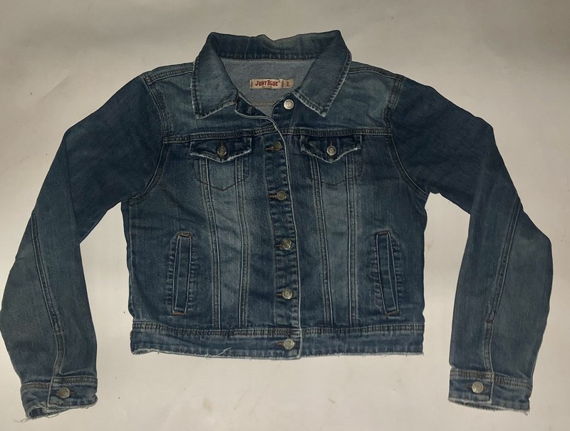 JUDY BLUE Jean Jacket Denim Blue Girl’s Sz L