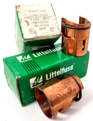 Lot of 2 - LRU263R Littelfuse Fuse Reducers (Box of 2) - Next Day Option - New