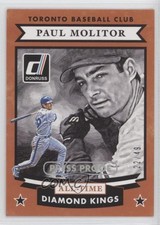 2015 Donruss All-Time Diamond Kings Press Proof Silver 22/49 Paul Molitor 13qc