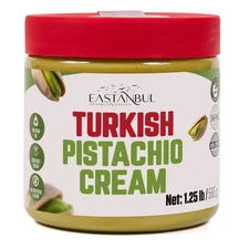 Eastanbul Pistachio Cream, 8oz, Pistachio Butter, Turkish Pistachio Cream