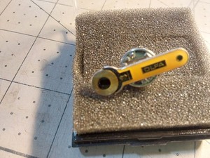 Vintage Straight Rotary Cutter Tac Pin