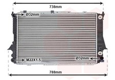 Radiateur Audi 100