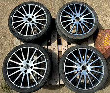 1991-1997 HONDA CIVIC PRELUDE 4x ALLOY WHEELS BORBET R17 7J ET40 4x114.3 + TYRES