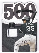 2016 Panini Pantheon Frank Thomas #18 500 Home Run Club Game-Used Jersey #/199