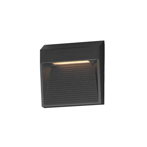 ET2 Lighting Steppes Small 1 Light LED Outdoor Wall Sconce, Black - E41552-BK - Picture 1 of 1