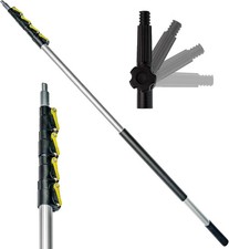 DOCAZOO Telescopic Extension Pole 2m-7m for Painting Cleaning Windows Gutters