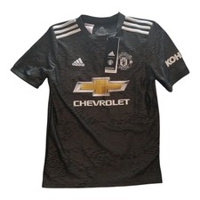 Adidas X Manchester United 2020-21 Away T-Shirt Grey Age 11-12 Years 152cm New
