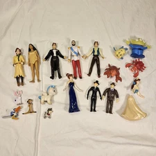 Vintage 90s Anastasia FOX Disney Figures Lot Pocahontas Little Mermaid Toy Story