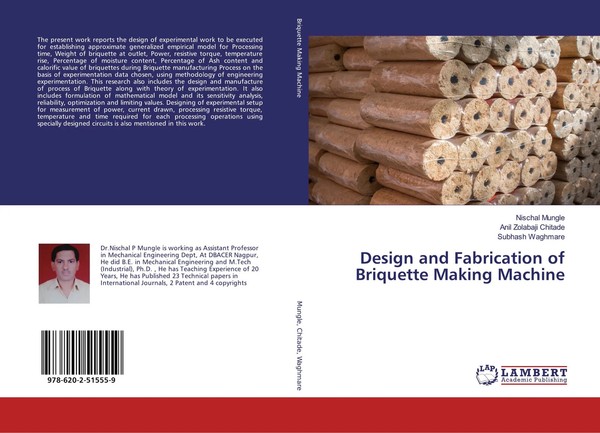 Design And Fabrication Of Briquette Making Machine Nischal Mungle (U. A.) Buch-image